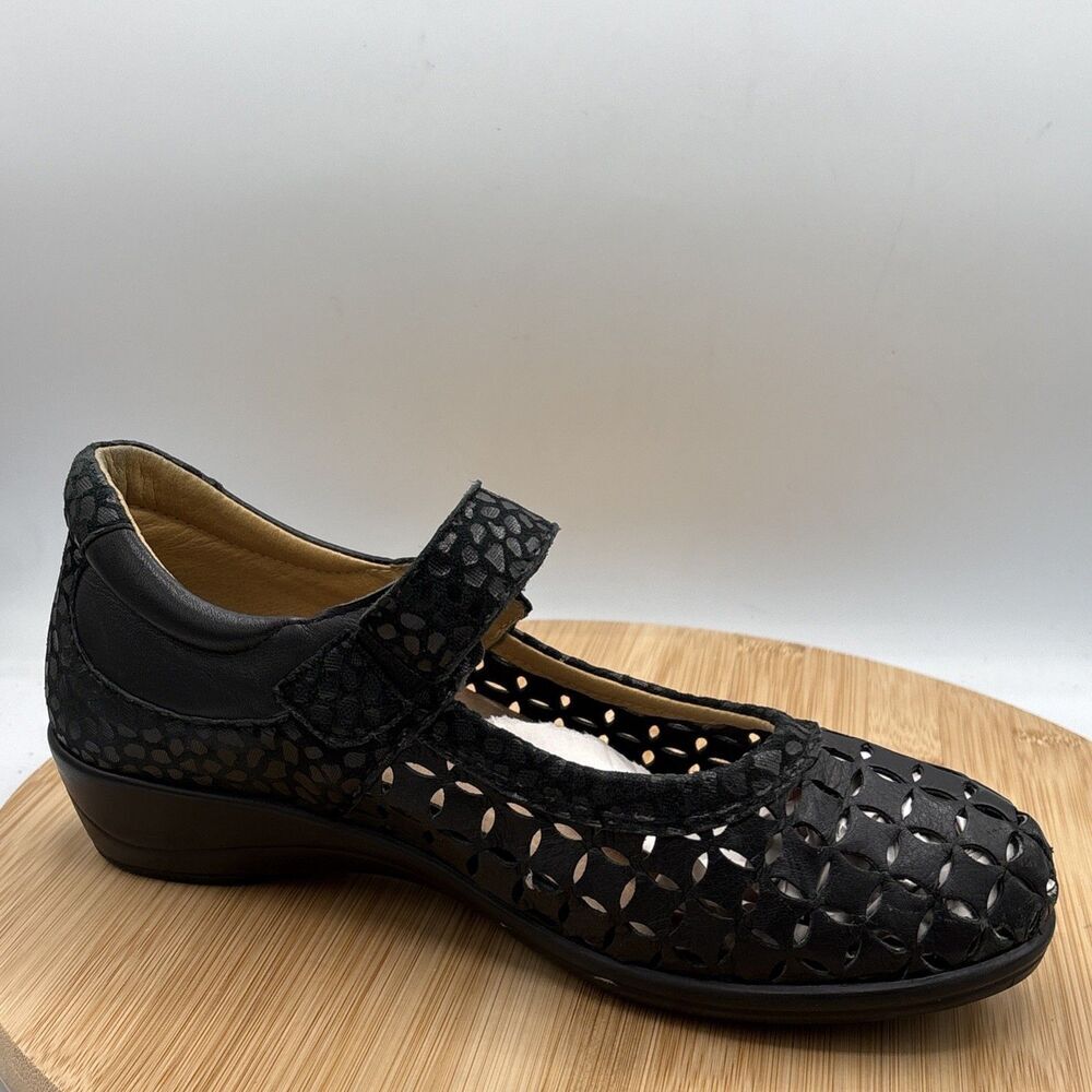 Calzamedi Woven Leather Mary Jane EU 38 US 7.5 -8 Comfort Orthotic Spain Shoe - Picture 2 of 13